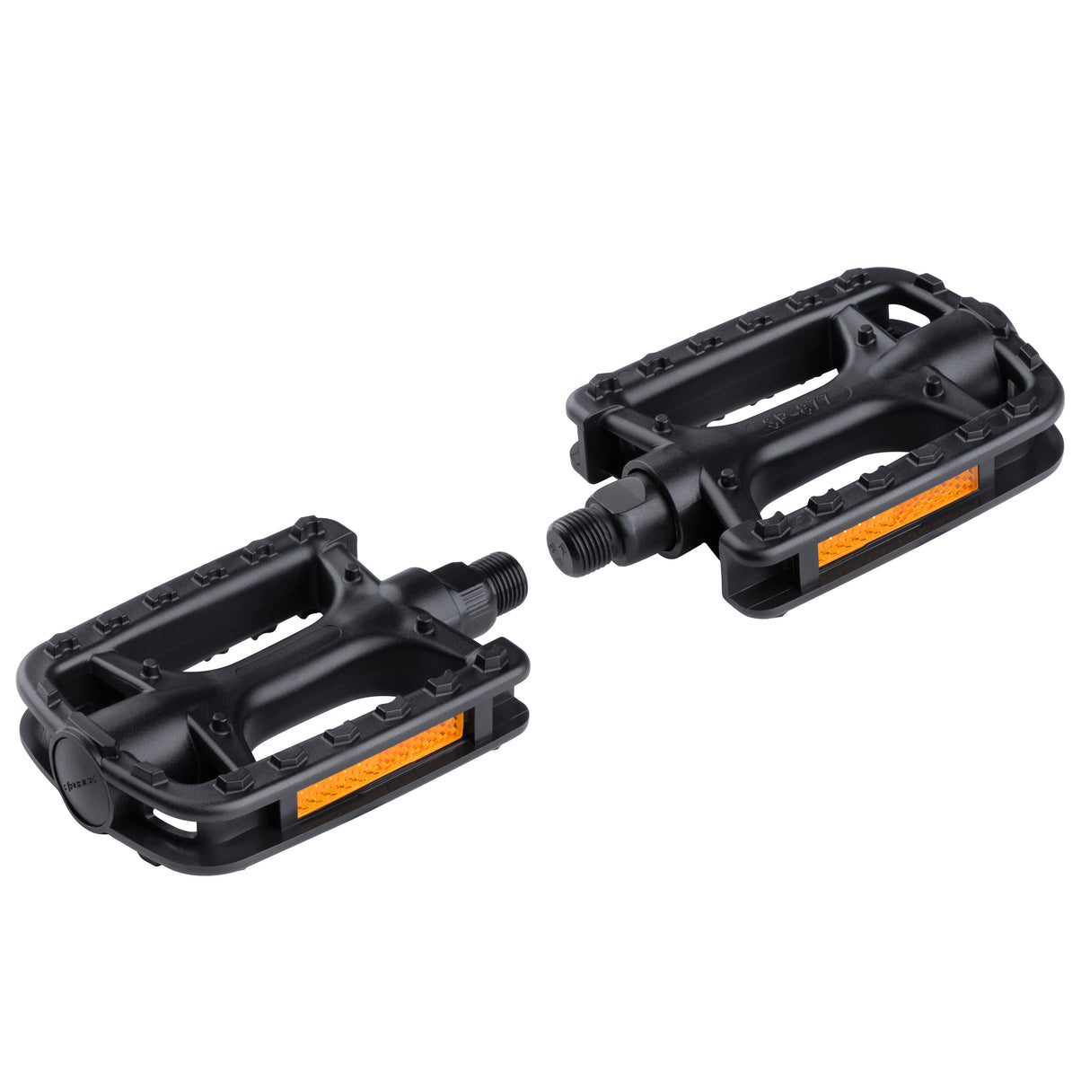 FORCE pedals 877 plastic ball bearings, black