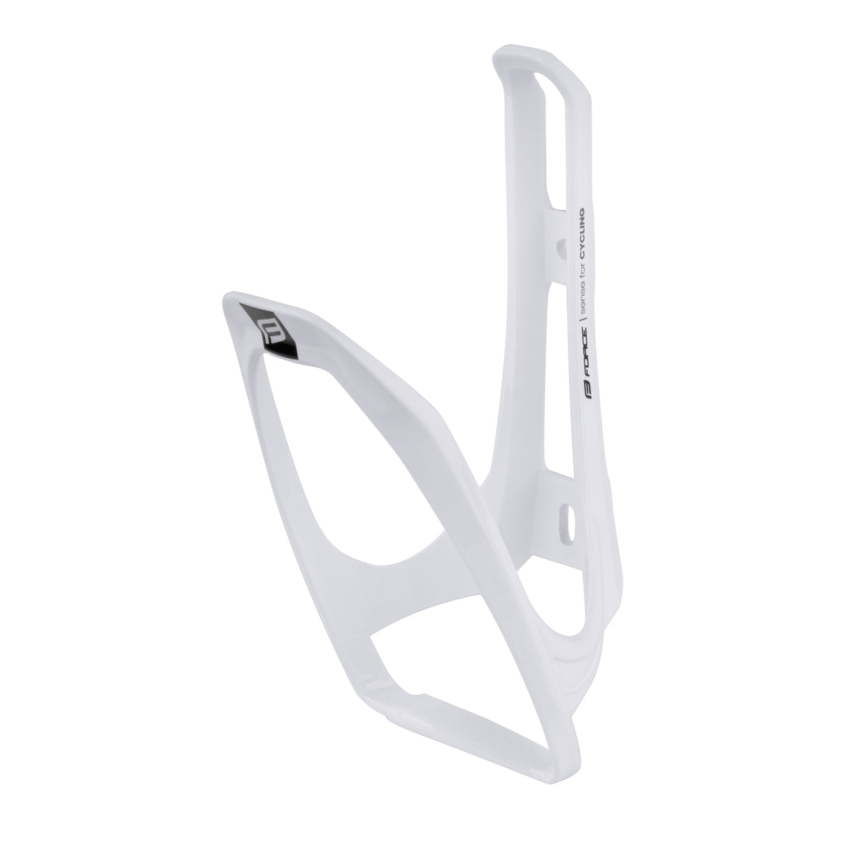 FORCE LIMIT Bike Bottle Cage Plastic Glossy White
