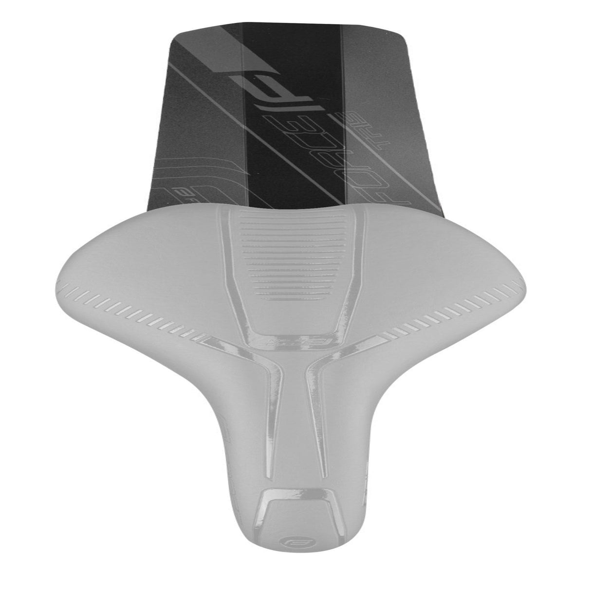 FORCE mudguard TRIS under saddle, plastic, black