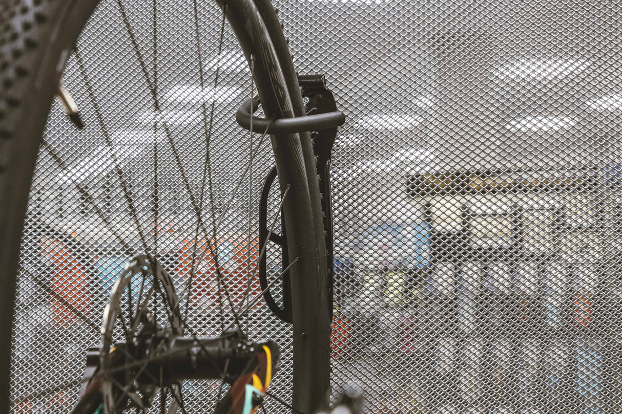 FORCE bike hanger on the wall for front wheel, black