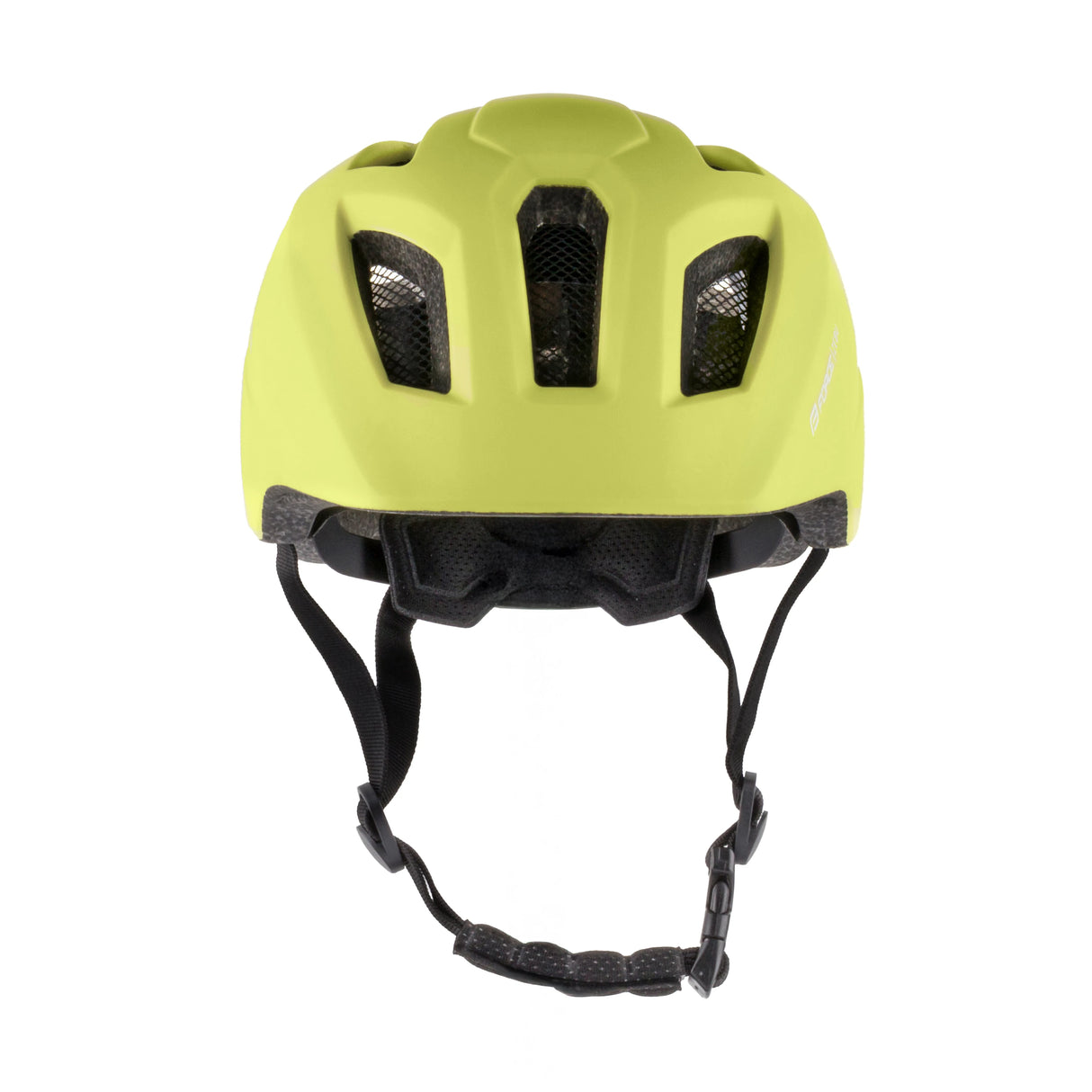 FORCE Kids Helmet ZEBU with light, lime XS-S