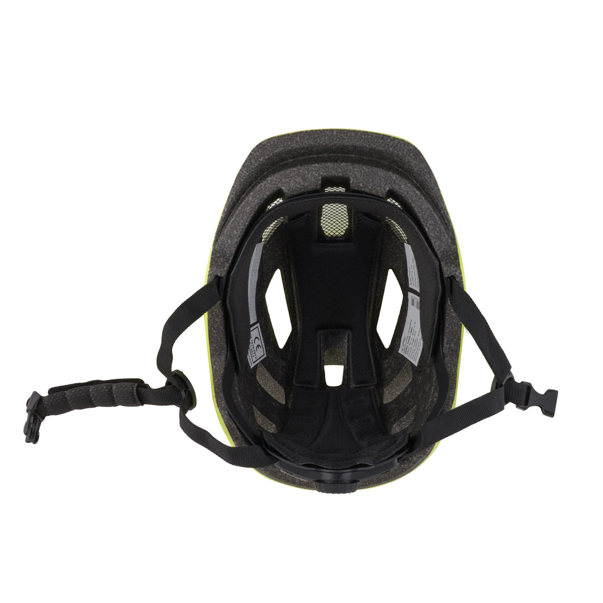 FORCE Kids Helmet ZEBU with light, lime XS-S