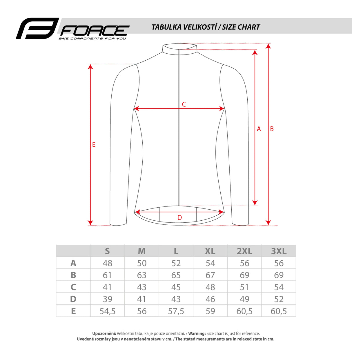 FORCE PLAIN Jersey Long Sleeve