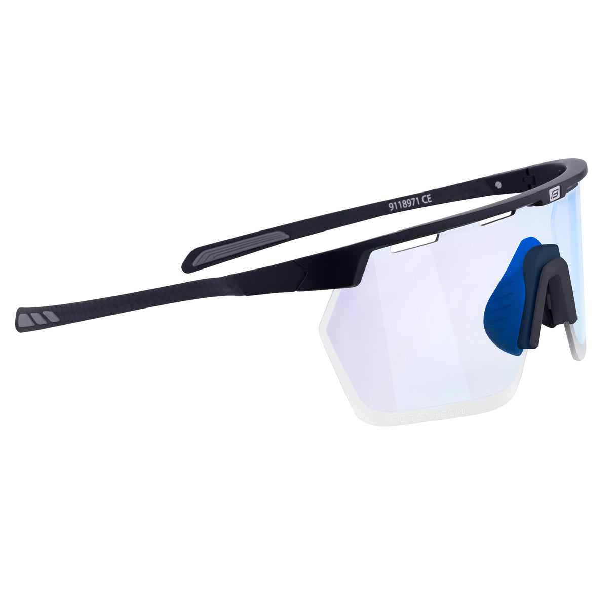 FORCE KAERO Carbon Cycling Sunglasses Black Blue Photochromic
