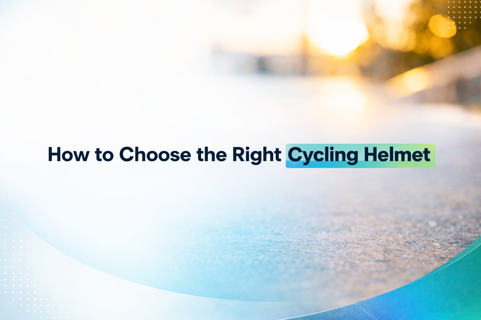 How to Choose the Right Cycling Helmet UAE — M3sar Guide