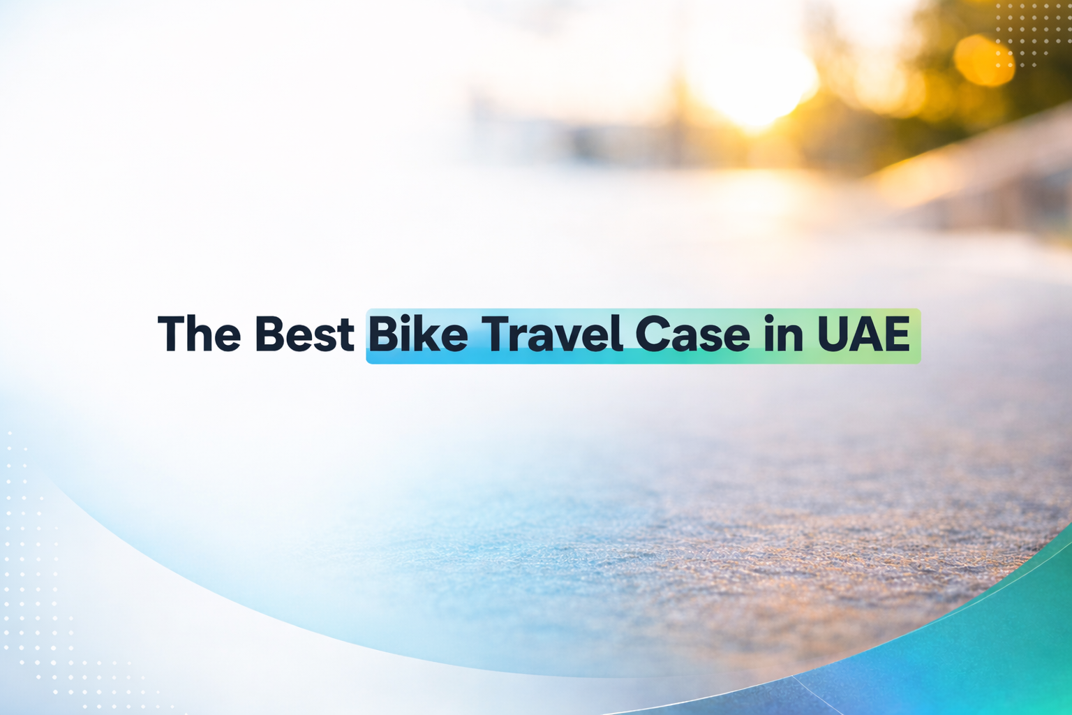 Scicon Aerocomfort 3.0 TSA Bike Travel Bag UAE — Best Bike Travel Case