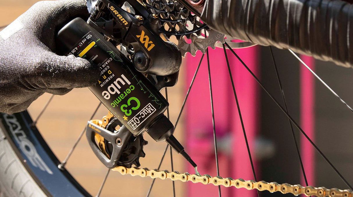 Muc-Off C3 Ceramic Dry Chain Lube 120ml – Bike Lubricant