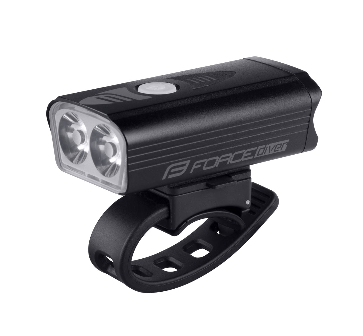 FORCE front light DIVER 900 LM, USB, black