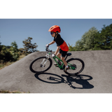 FORCE Kids Helmet  ZEBU with light, Orange XS-S