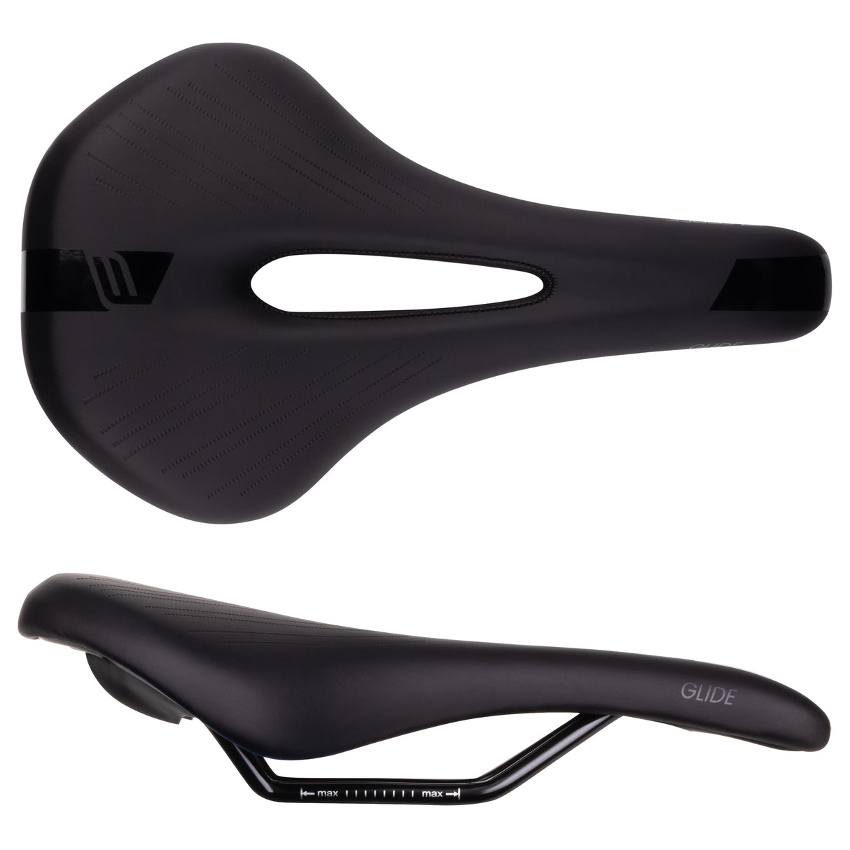 FORCE saddle GLIDE sport, black