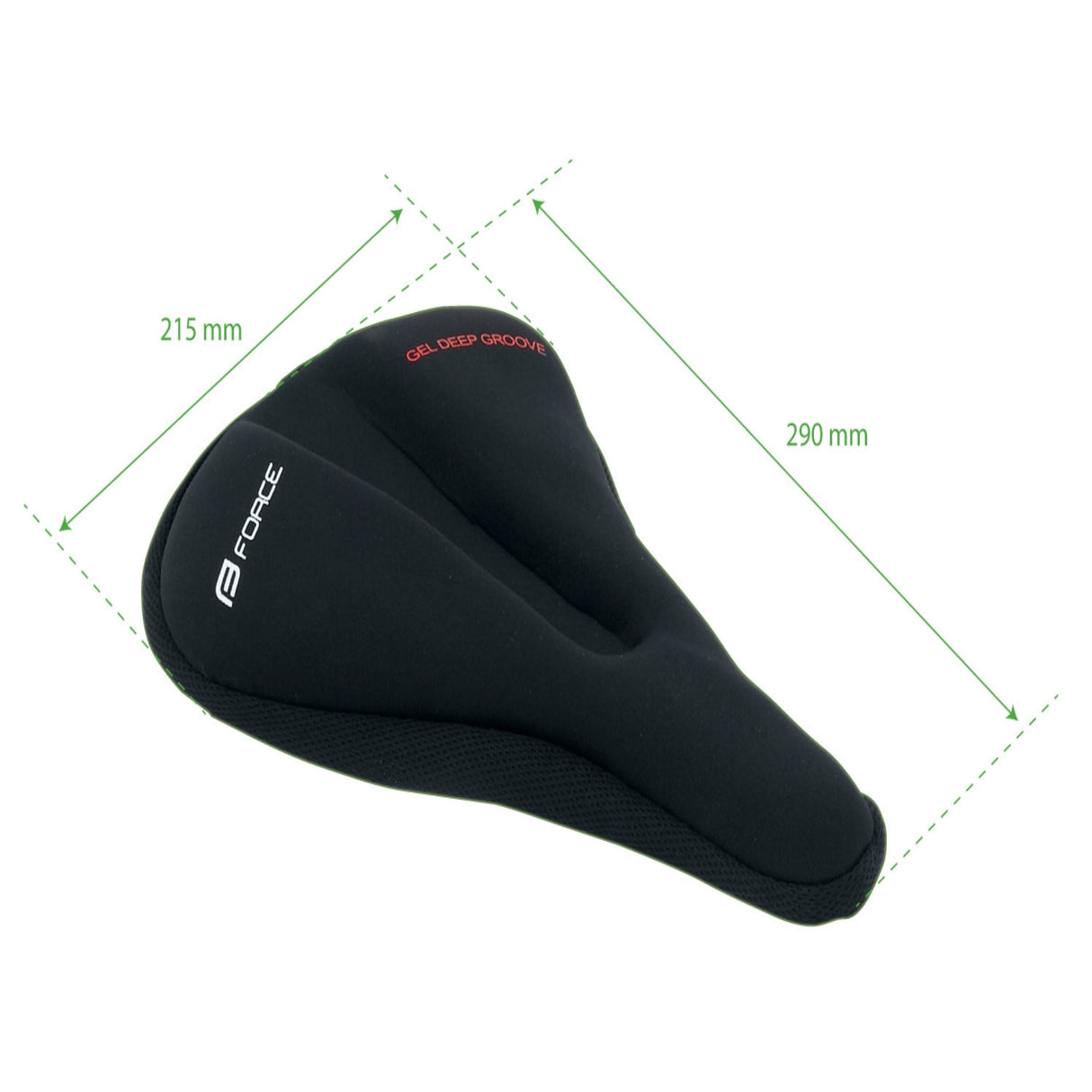 FORCE saddle cover GEL 290 x 215 mm shaped