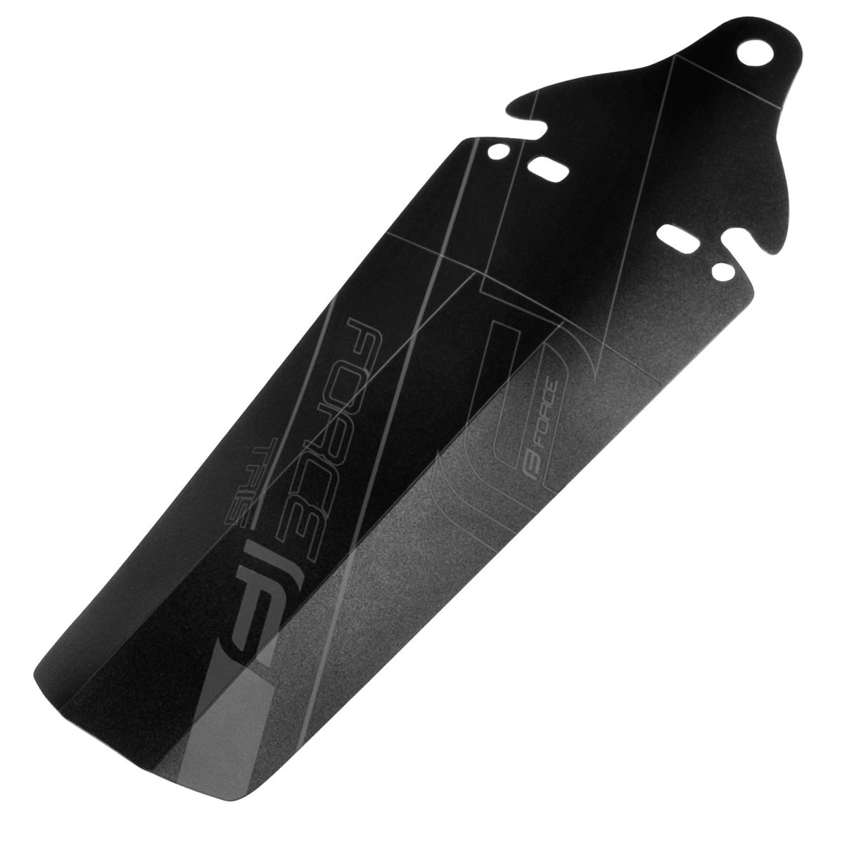 FORCE mudguard TRIS under saddle, plastic, black