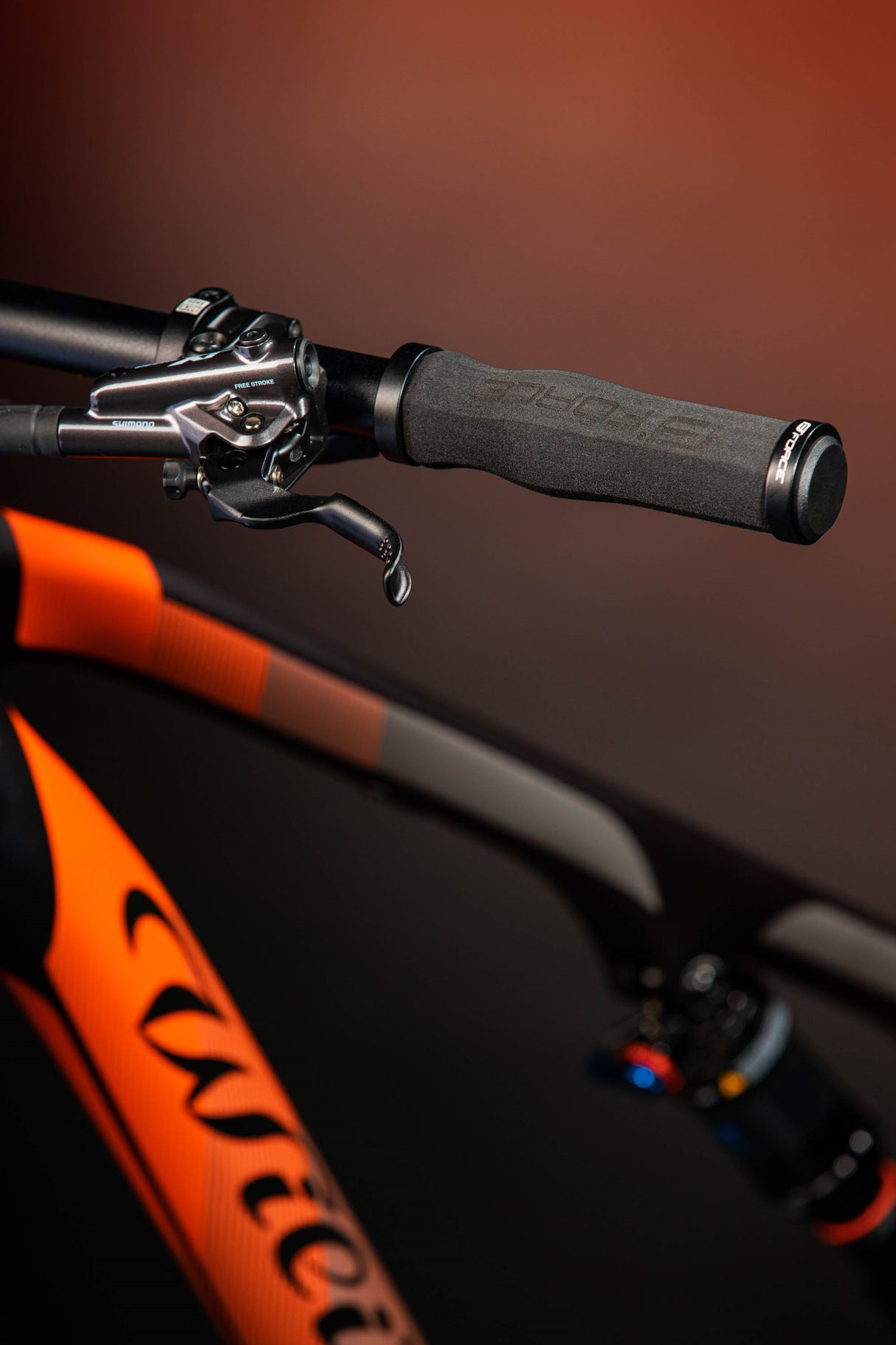 FORCE grips foam with locking, black, packed