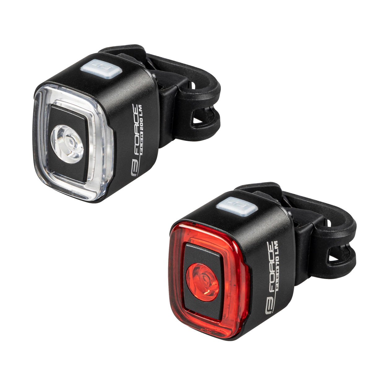 FORCE blinking lightset FLEA USB front wh+rear red