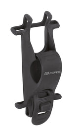 FORCE holder for phone on handlebars, silicone blk
