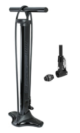 FORCE floor pump AIR TANK BOOSTER 18 bar, black