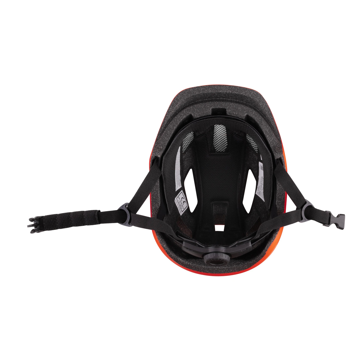 FORCE Kids Helmet  ZEBU with light, Orange XS-S