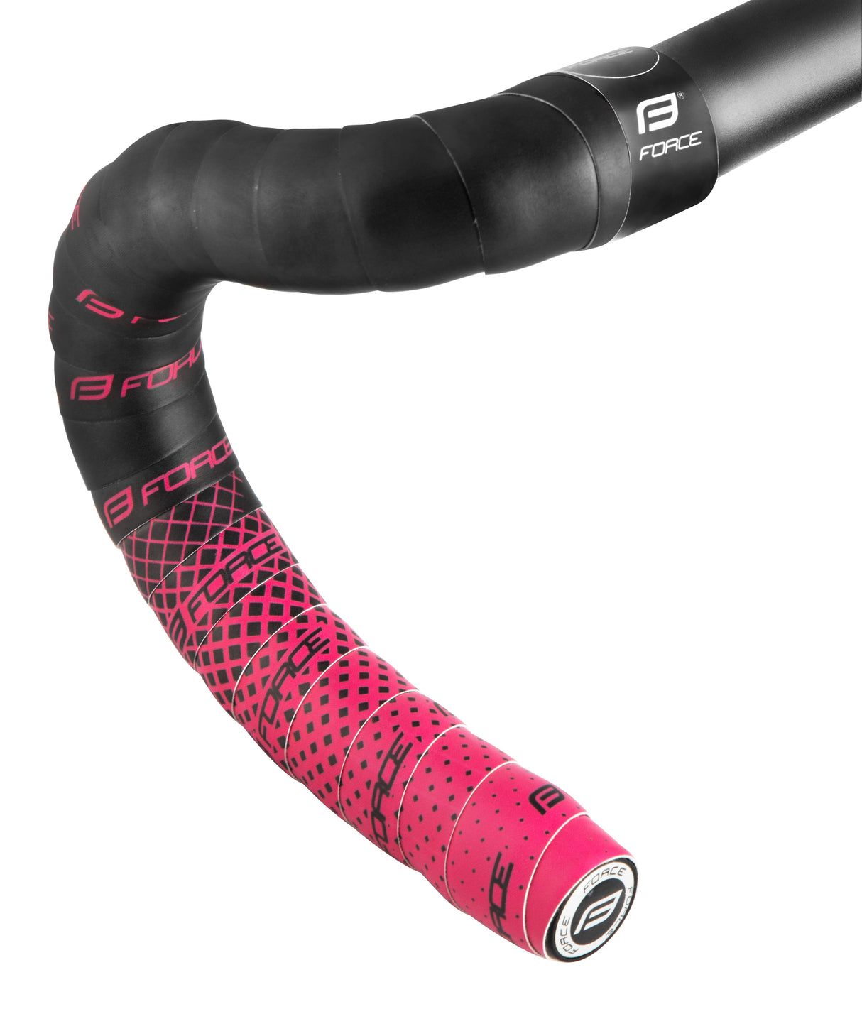 FORCE EVA DUAL Bike Handlebar Tape Black Pink