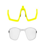 FORCE DRIFT Cycling Sunglasses Set Fluo Black Contrast Lens