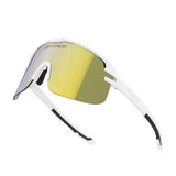 FORCE sunglasses EPIC,white, yellow mirror lens