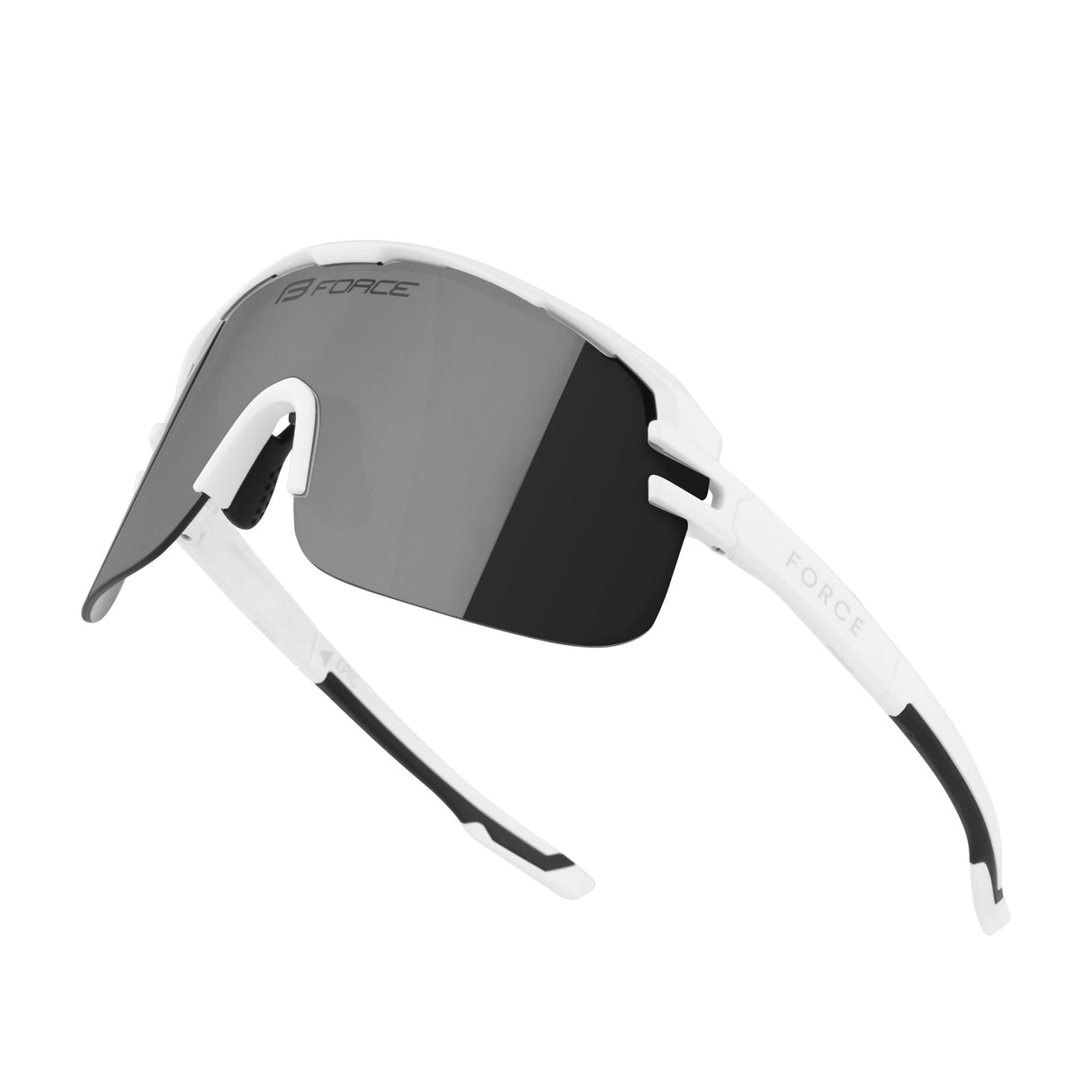 FORCE sunglasses EPIC,white, black mirror lens