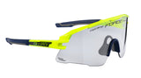 FORCE AMBIENT Cycling Sunglasses Fluo Blue Photochromic