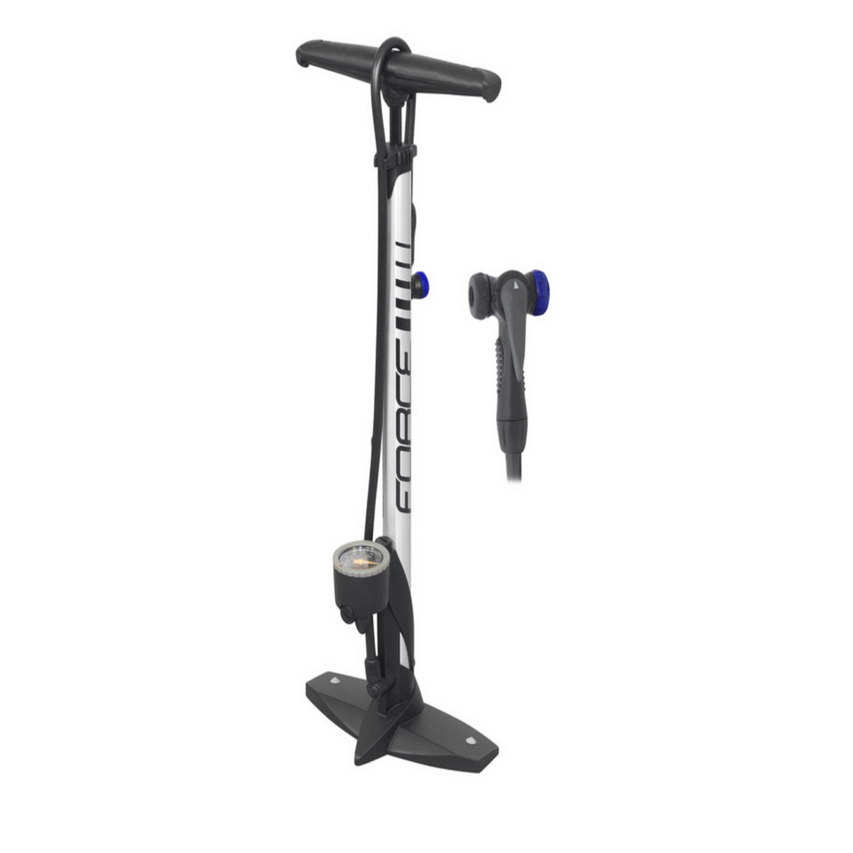 FORCE HOBBY AI Floor Pump 11 Bar Silver