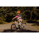 FORCE Kids Helmet  ZEBU with light, Orange XS-S