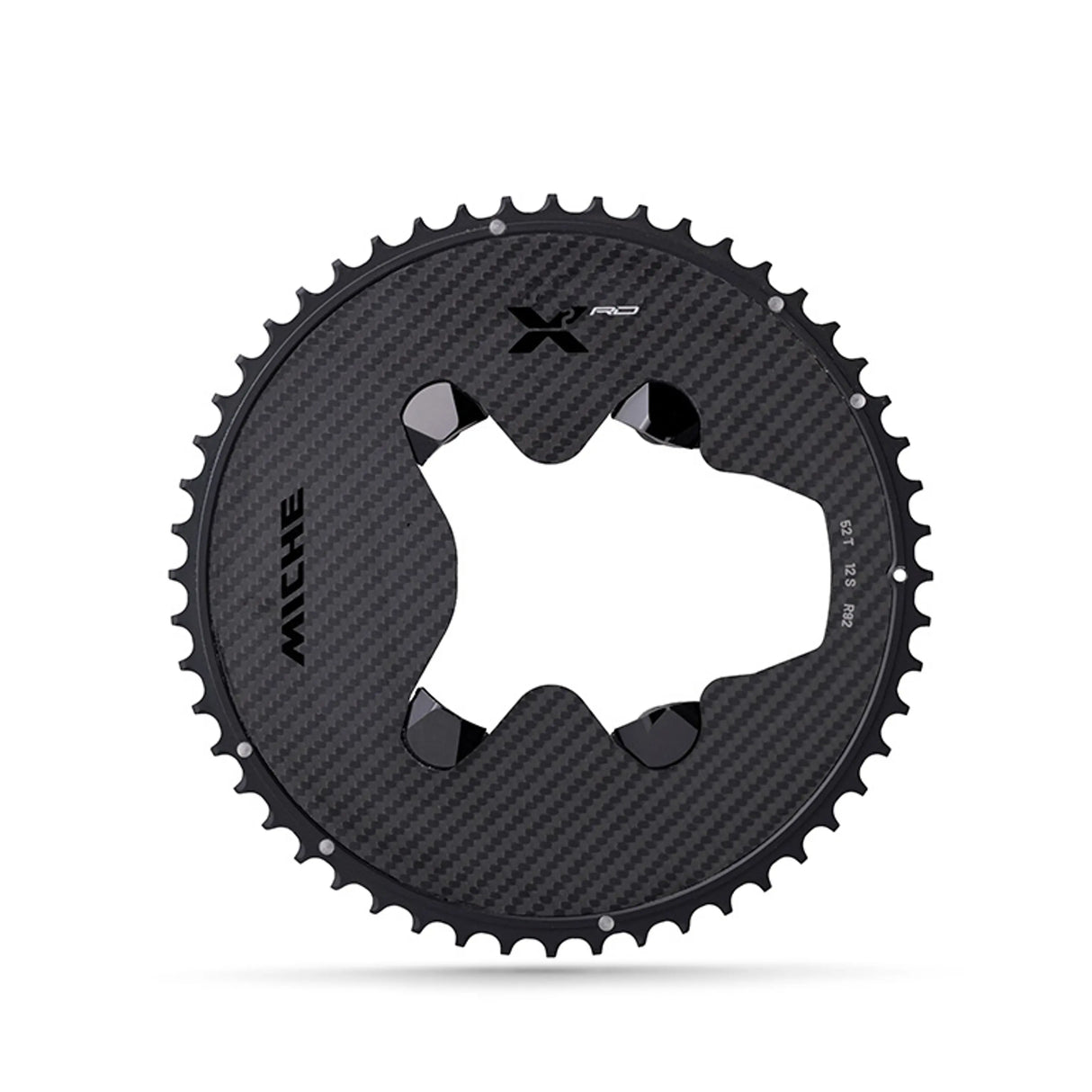 MICHE Chainring  X2 RD R81, 54t, Al+carbon, SH 12sp