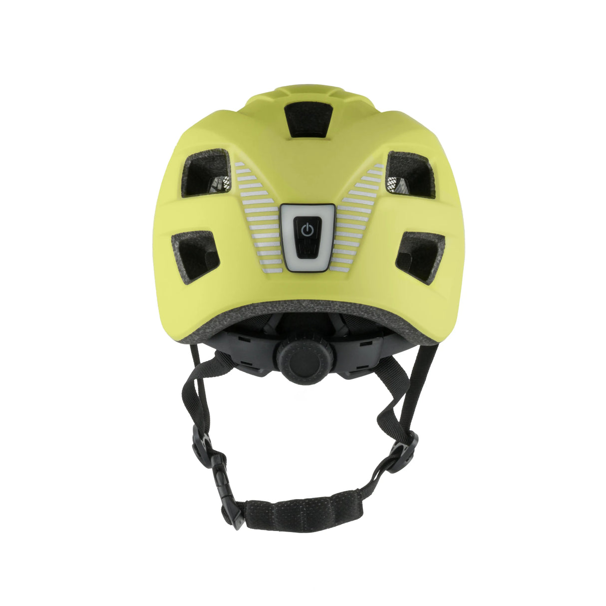 FORCE Kids Helmet  ZEBU with light, lime XS-S