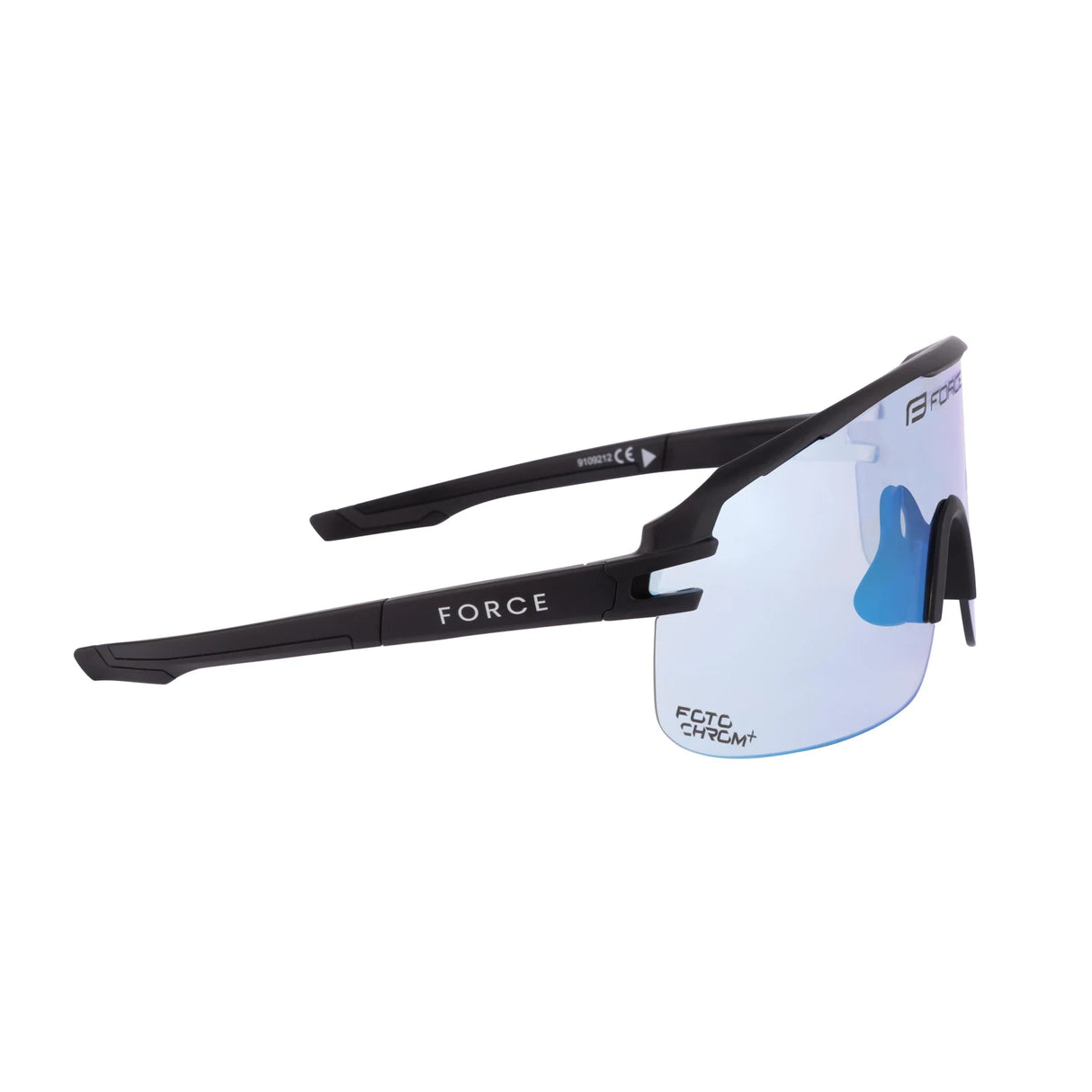 FORCE EPIC Cycling Sunglasses Black Blue Photochromic