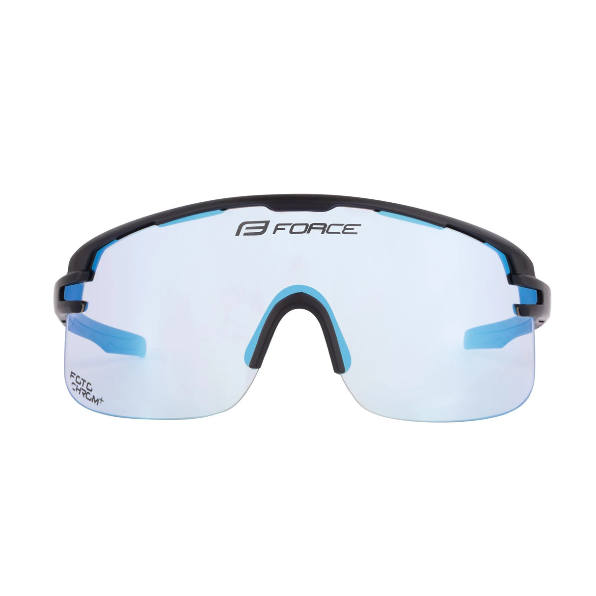 FORCE EPIC Cycling Sunglasses Black Blue Photochromic