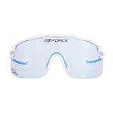 FORCE EPIC Cycling Sunglasses White Blue Photochromic