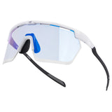 FORCE KAERO Carbon Cycling Sunglasses White Blue Photochromic
